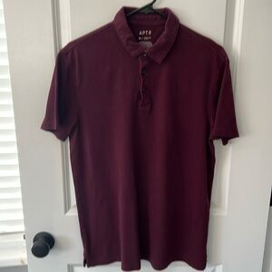 Apt 9 Mens Polo M Maroon